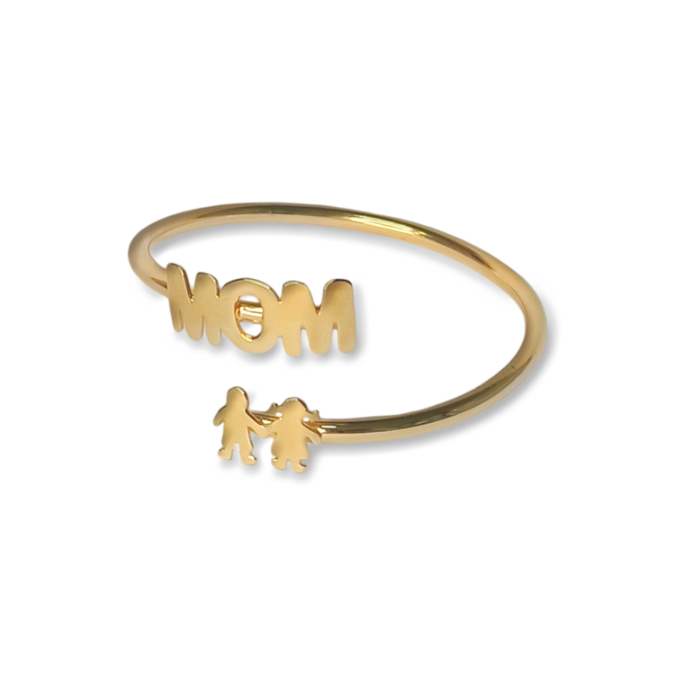 Brazalete dorado MOM niños