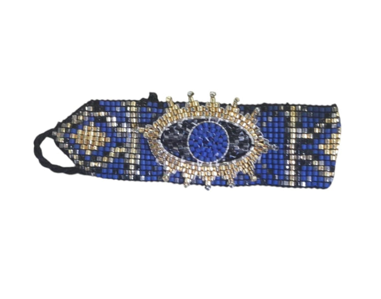 Pulsera Chaquira con diseño Ojo