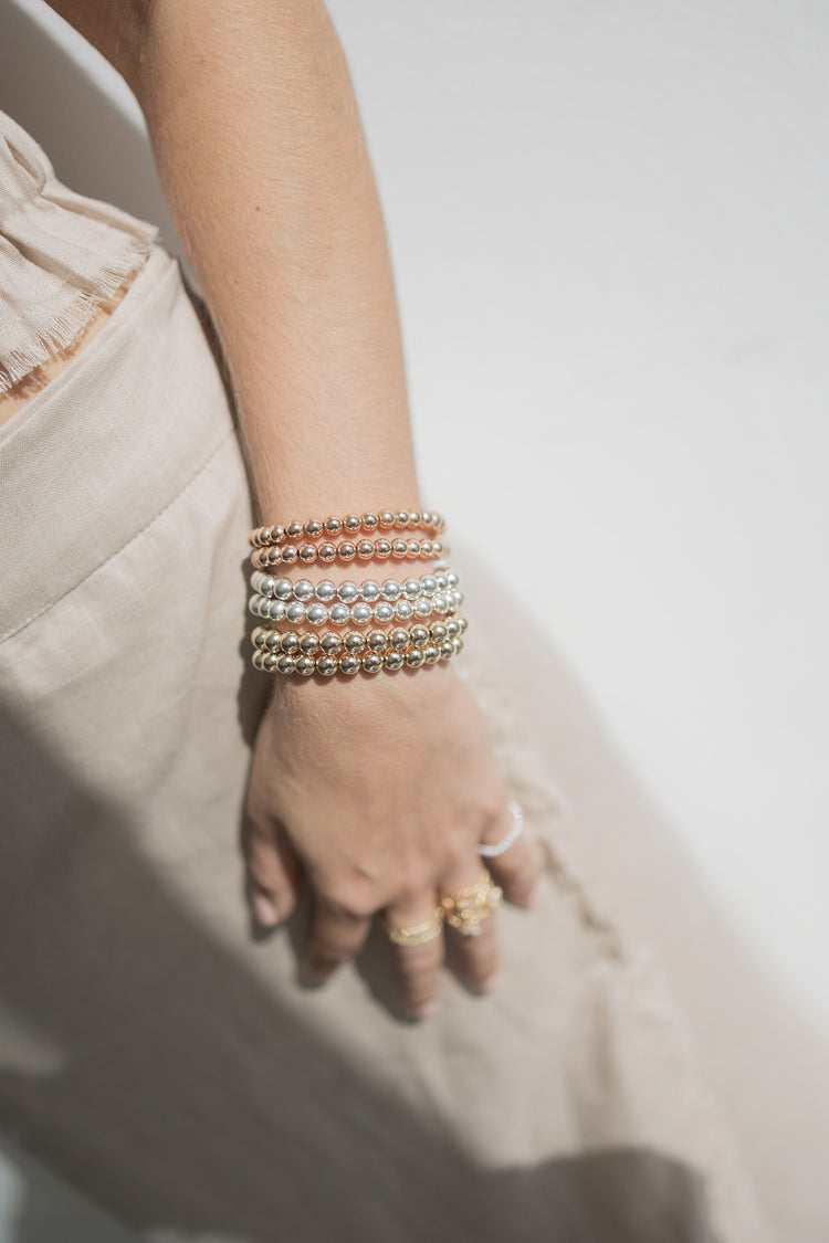 Pulsera de bolitas 5mm