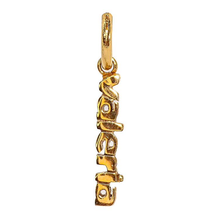 Arete Personalizable letra Cuadrada