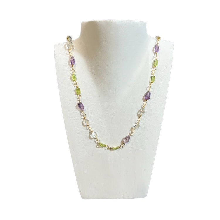 Collar engarzado con piedra mc