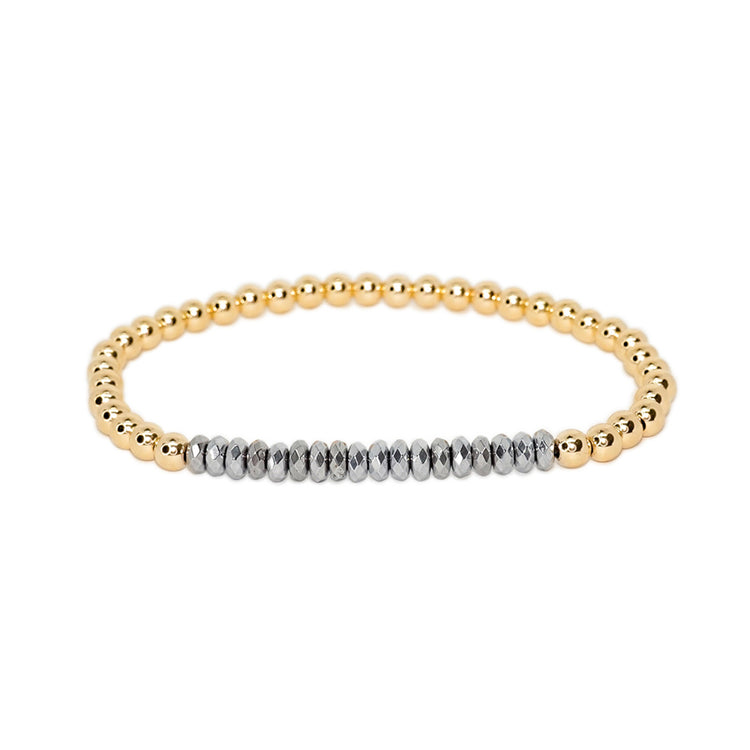 Pulsera de Bolita con piedra 4mm