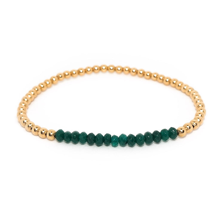 Pulsera de Bolita con piedra 4mm