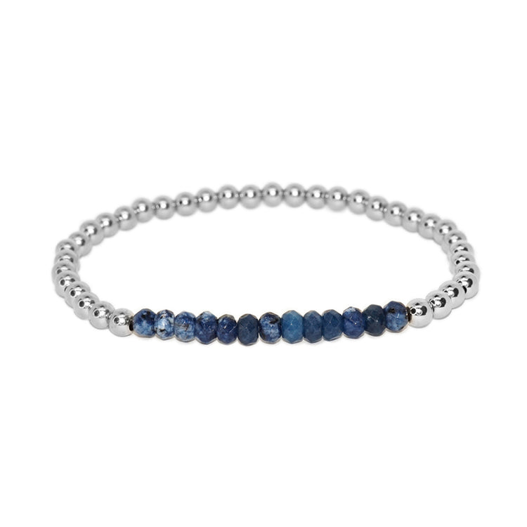 Pulsera de Bolita con piedra 4mm