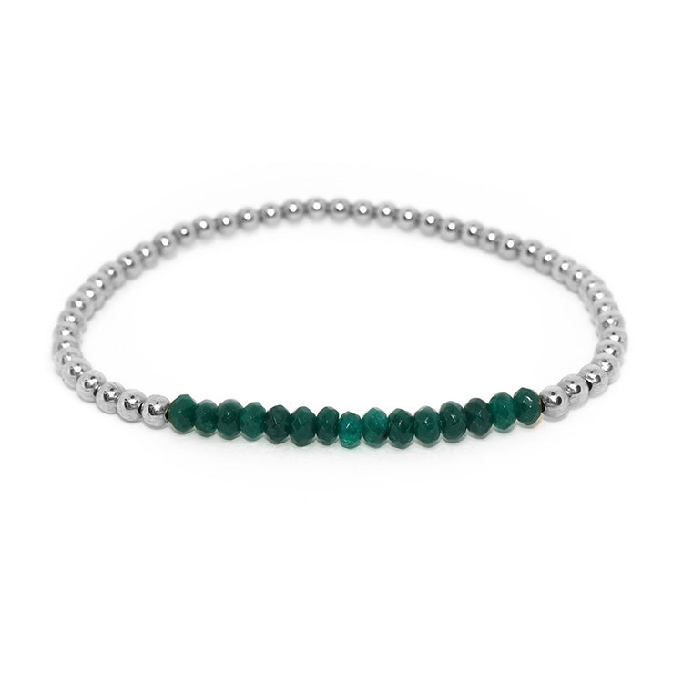 Pulsera de Bolita con piedra 4mm