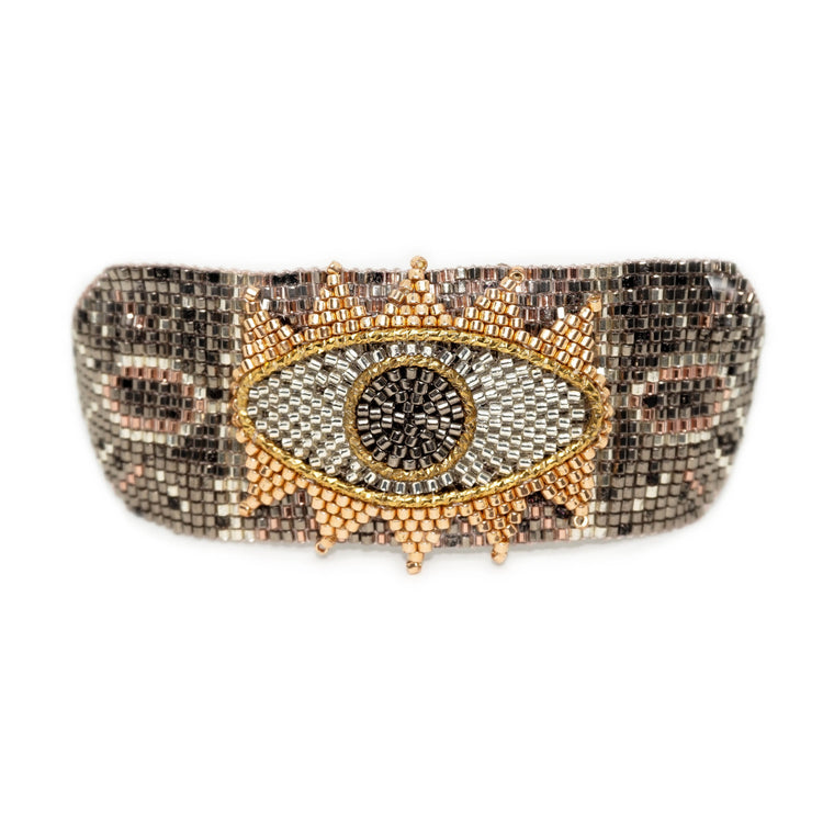 Pulsera Chaquira con diseño Ojo