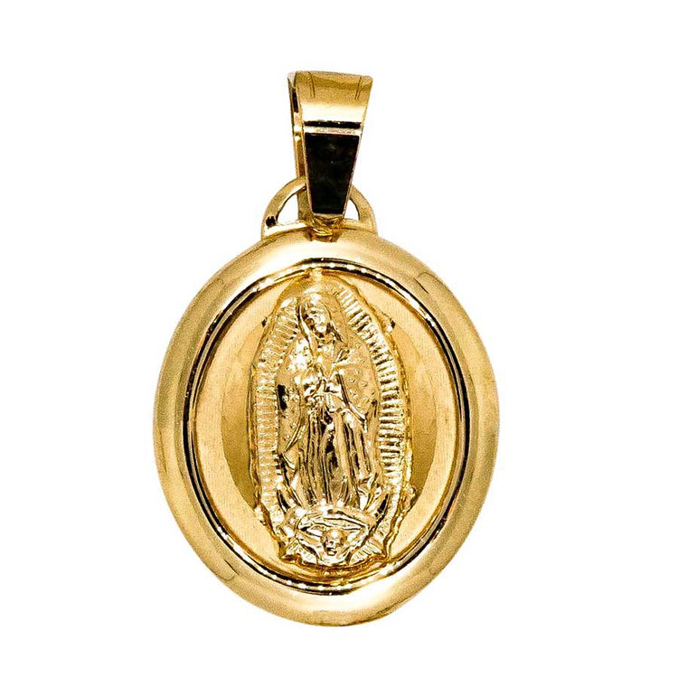 Medalla virgen de Guadalupe Bisel