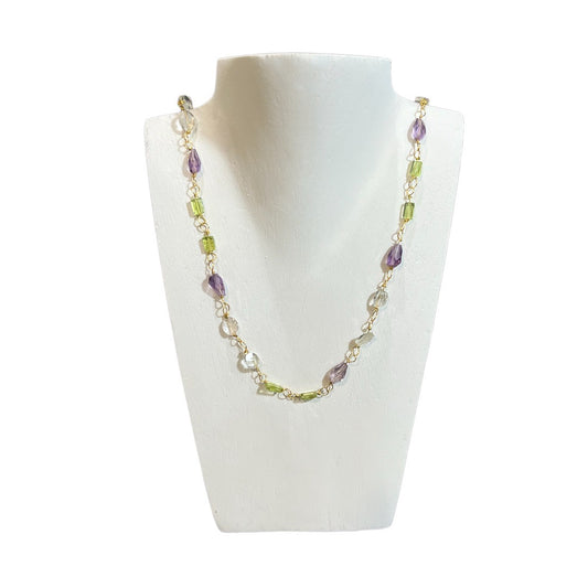 Collar engarzado con piedra mc